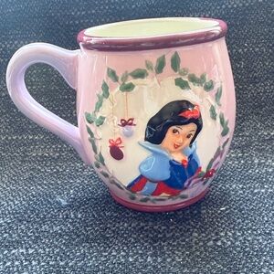VTG Disney Pink Snow White Mug